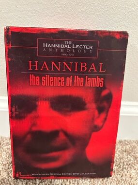 Hannibal: The Silence of the Lambs DVD - Red & Black Cover